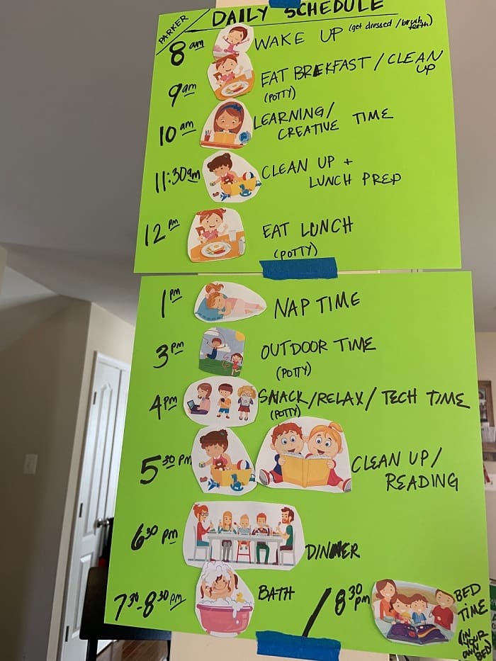 расписание для удаленной работы